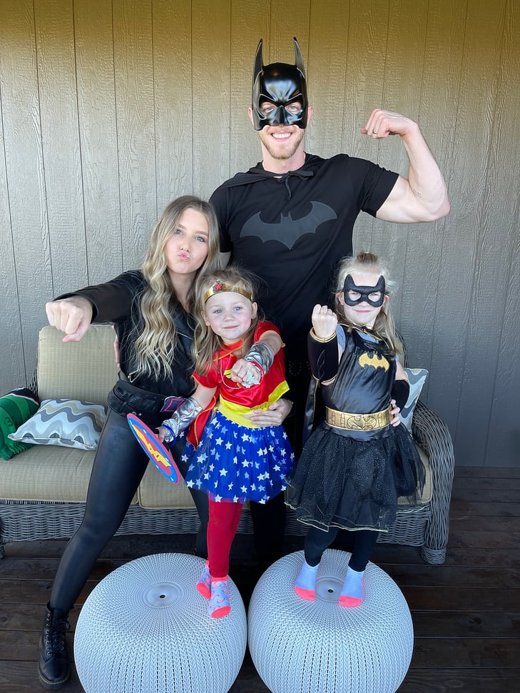 Parker and his family for Halloween