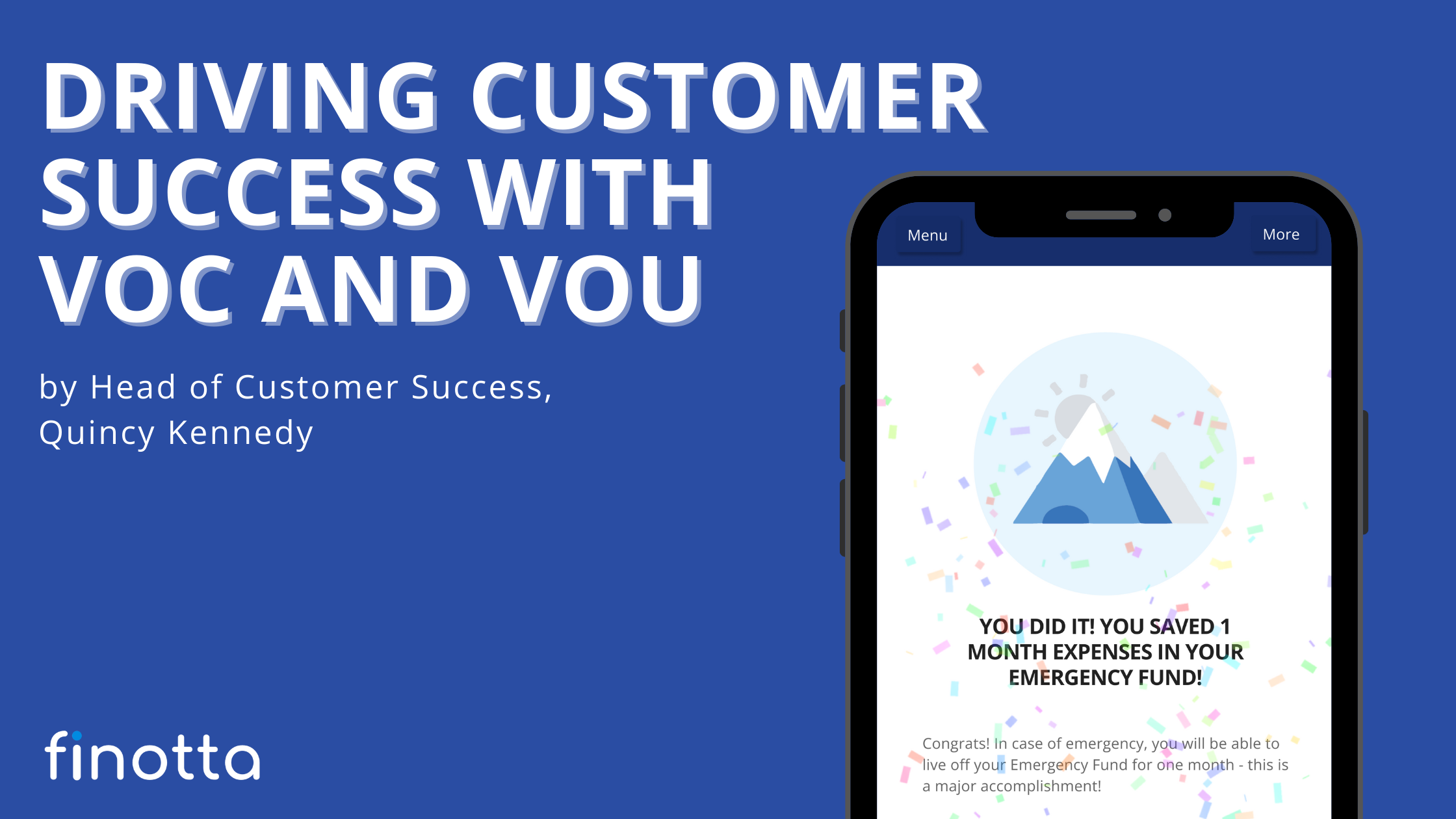 Driving Customer Success with VoC and VoU